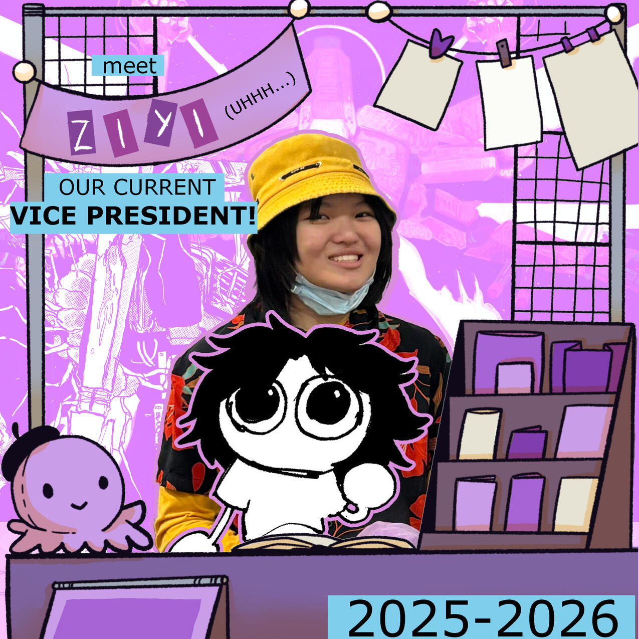 Ziyi Lu; they/he/she Vice President, Illustration '27