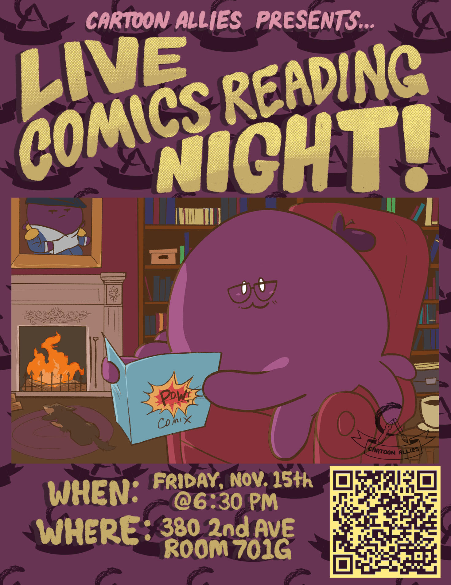 grouphoto Good morning gamers… …and congratulations on finishing the school year! We will not be holding a regular meeting this Friday— instead, we will be hosting our school’s own comic convention, Fresh Meat! Fresh Meat will be taking place from 6-9 PM in the St