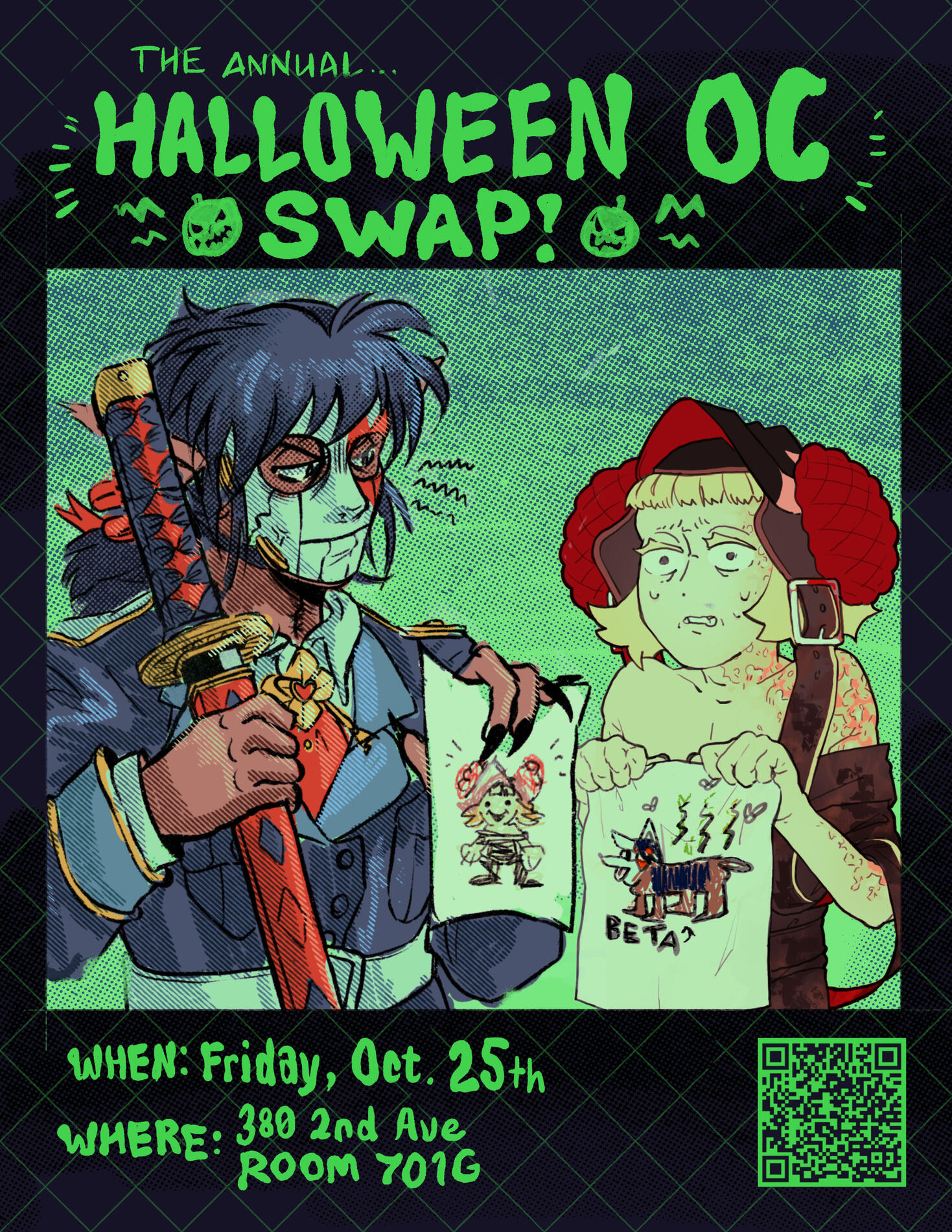 grouphoto Good morning gamers… …and congratulations on finishing the school year! We will not be holding a regular meeting this Friday— instead, we will be hosting our school’s own comic convention, Fresh Meat! Fresh Meat will be taking place from 6-9 PM in the St