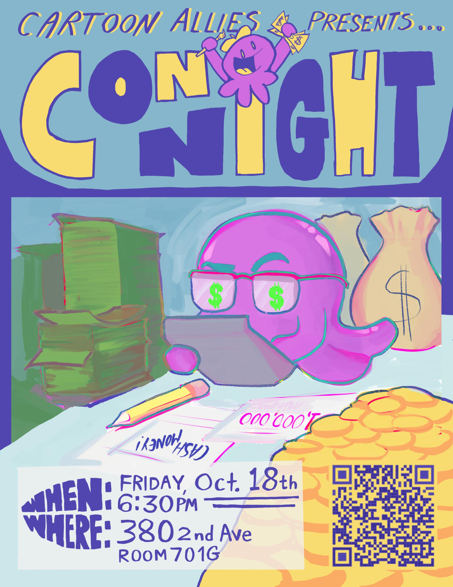 grouphoto Good morning gamers… …and congratulations on finishing the school year! We will not be holding a regular meeting this Friday— instead, we will be hosting our school’s own comic convention, Fresh Meat! Fresh Meat will be taking place from 6-9 PM in the St