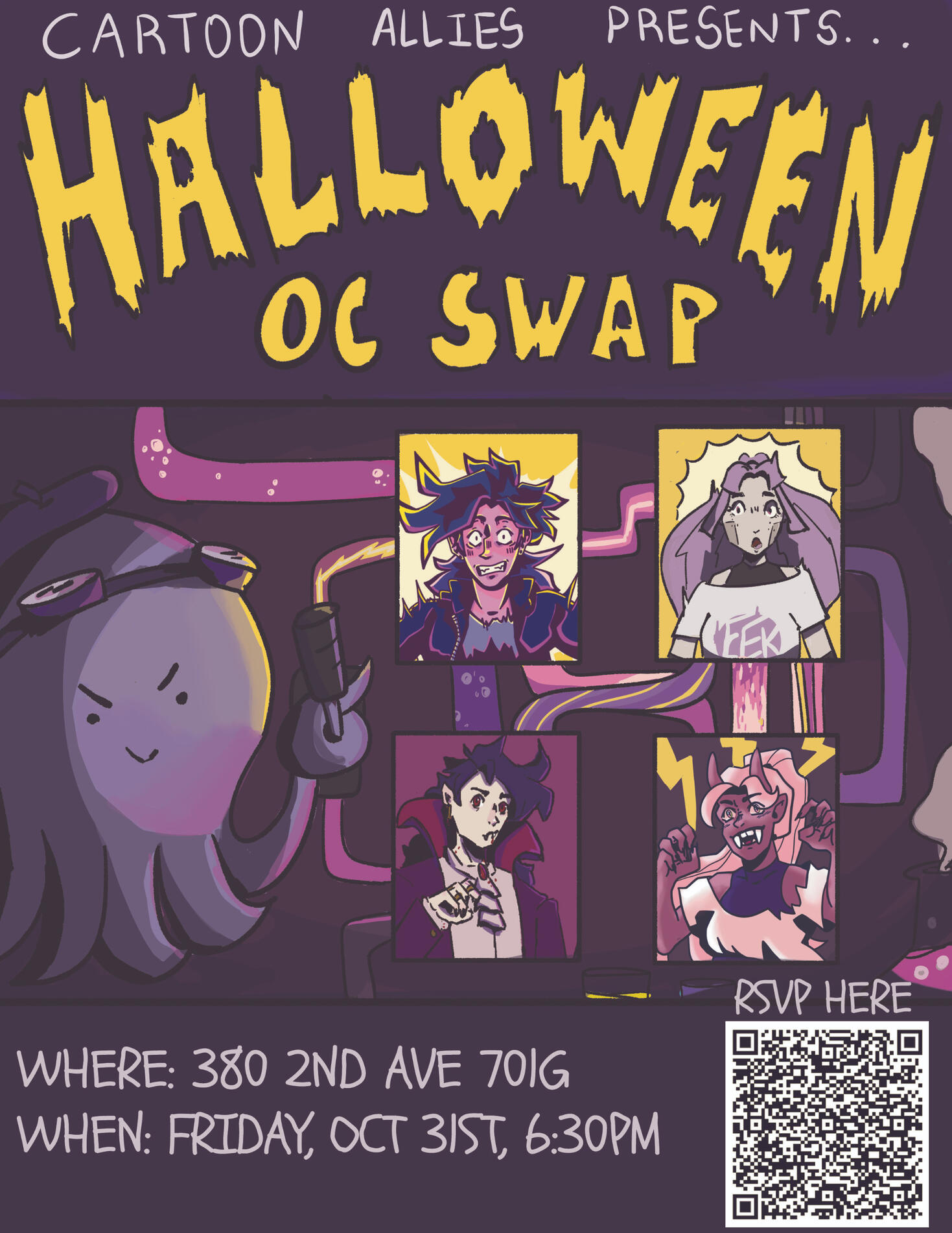 grouphoto Good morning gamers… …and congratulations on finishing the school year! We will not be holding a regular meeting this Friday— instead, we will be hosting our school’s own comic convention, Fresh Meat! Fresh Meat will be taking place from 6-9 PM in the St